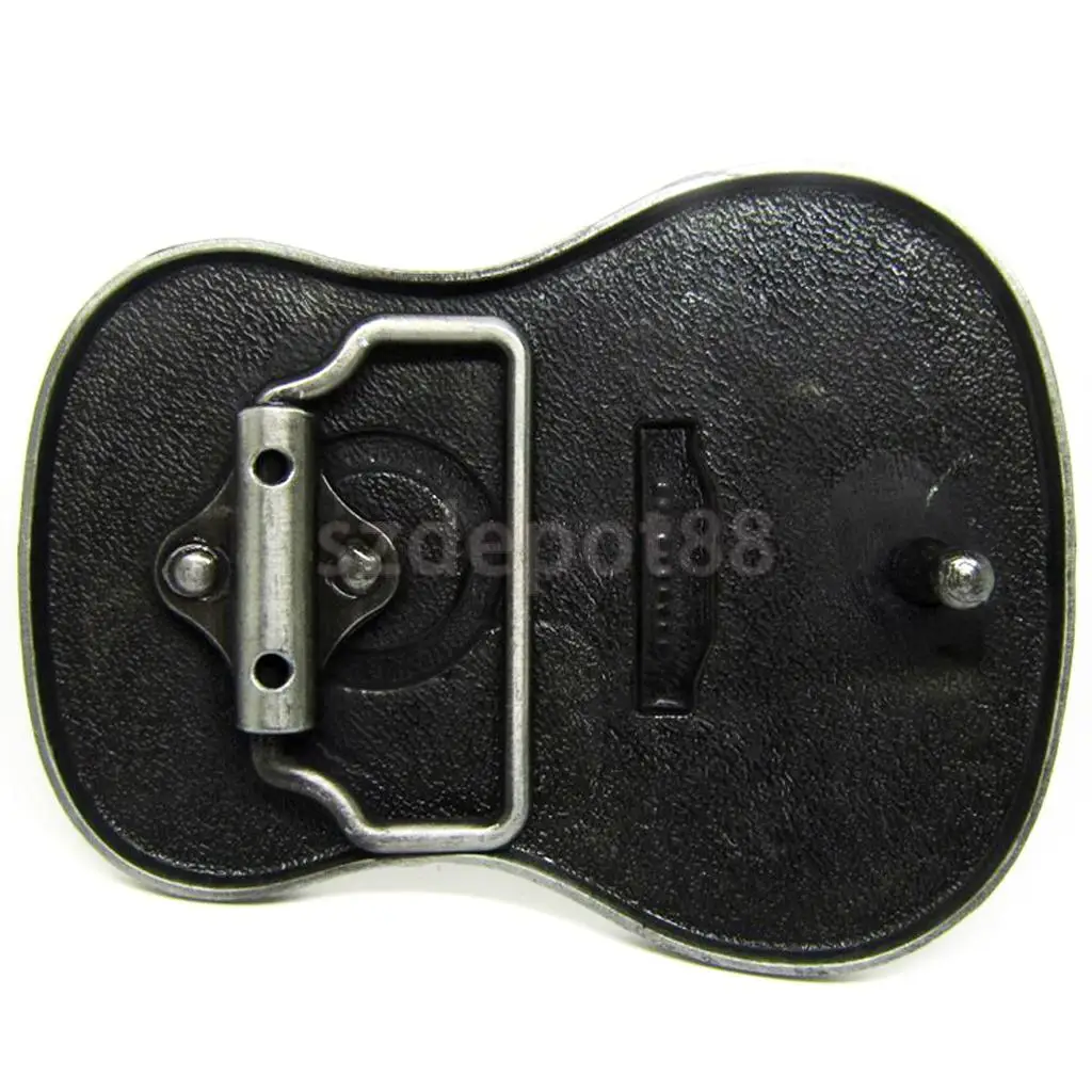 Металлическая поясная пряжка для гитары в винтажном стиле музыкальные кожаные