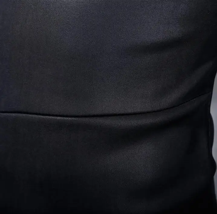 Мужская облегающая короткая футболка с круглым вырезом на осень и зиму|shirt tight|tight