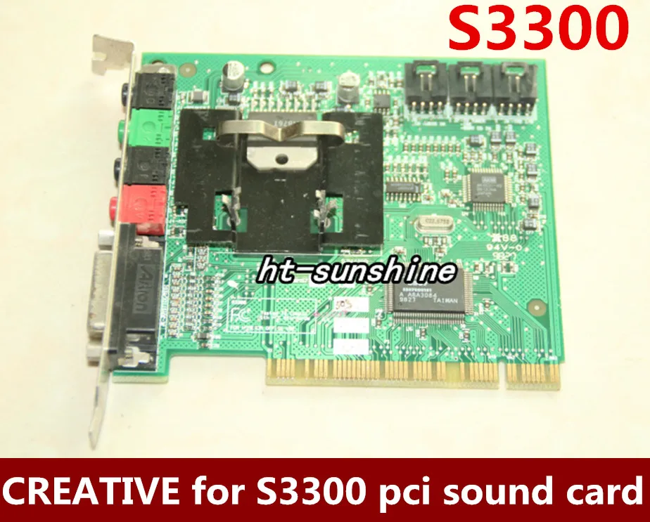 

Original for CREATIVE S3300 PCI SOUND CARD ,support xp/win7 32bit