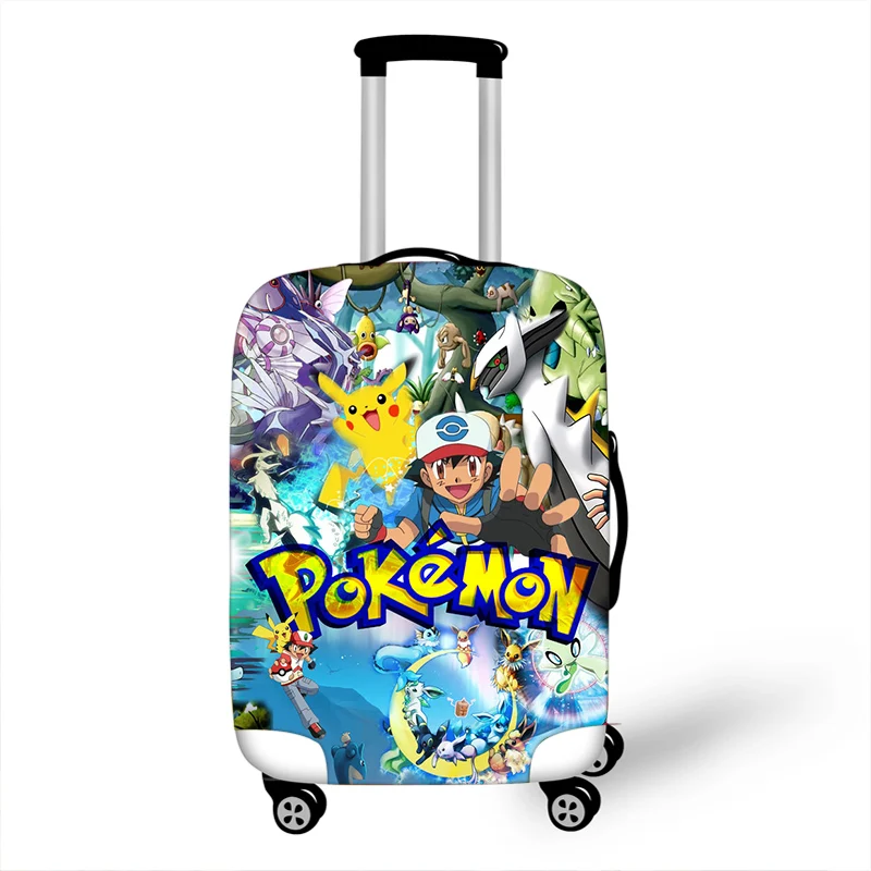 18-32 дюймов Pokemon Haunter Eevee Эластичный Защитный чехол для багажа, чехол для чемодана, пылезащитный чехол, Мультяшные аксессуары для путешествий