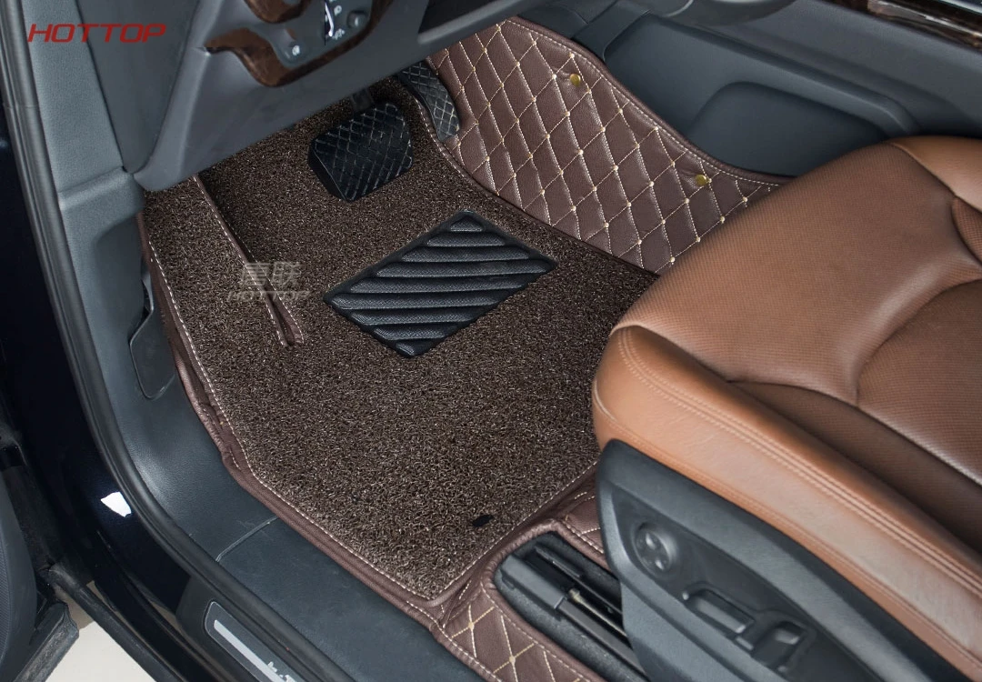Пользовательские автомобильные коврики подходят для Audi Q7 кожаные автомобильные коврики для стайлинга автомобилей