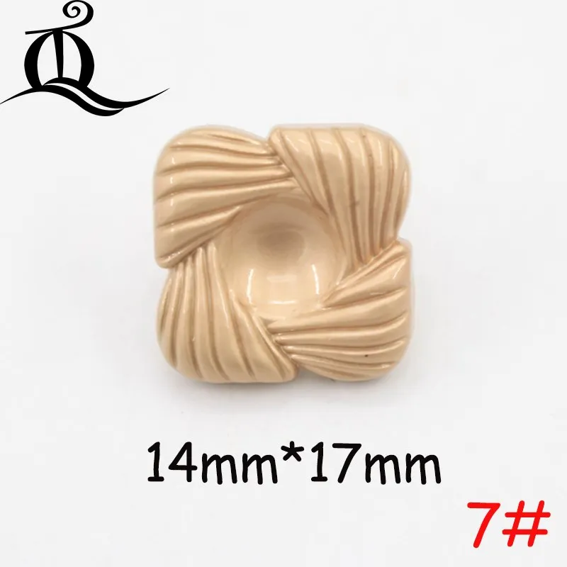 p15-No7 14x17mm 10 шт., 14-35 мм, британский стиль, высококачественные металлические пуговицы, пальто, куртка, застежка на пуговицах, покрытие, металлические кнопки, швейные принадлежности, p15 - Цвет: p15-No7 14x17mm