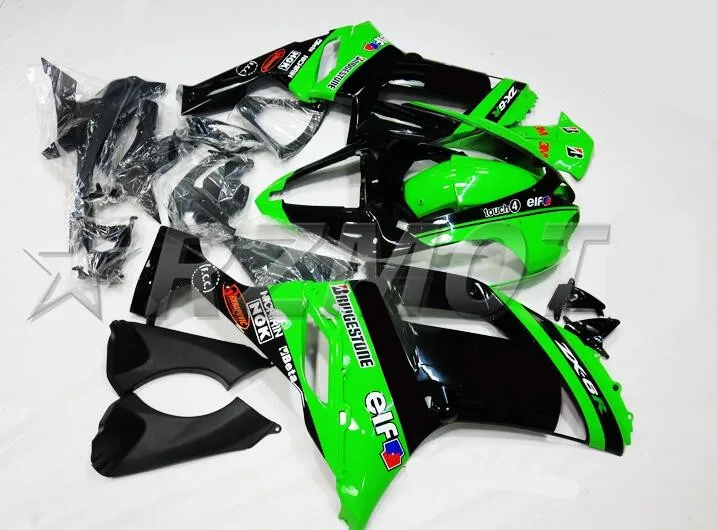 Новый ABS полный комплект обтекателей подходит для Kawasaki ZX6R 2007 2008 мотоцикл