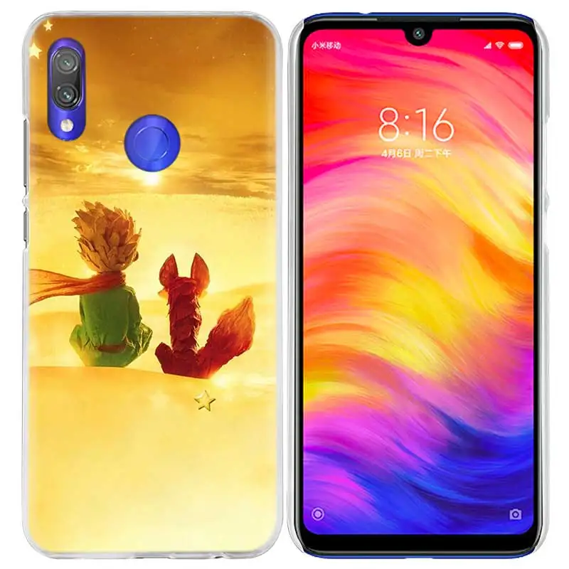 Чехол с лисой Маленького принца для Xiao mi Red mi Go Note 7 6 6A Pro S2 5 5A 4X mi A1 A2 9 mi x 3 5G 8 lite Play F1 жесткий чехол для телефона из ПК