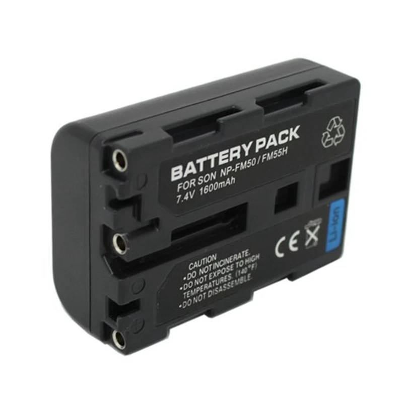 WHCYonline 1600 мА/ч Φ NPFM50 NP FM50 FM55H Аккумулятор для камеры SONY DSC F707 F717 F828|camera battery|battery for sonynp