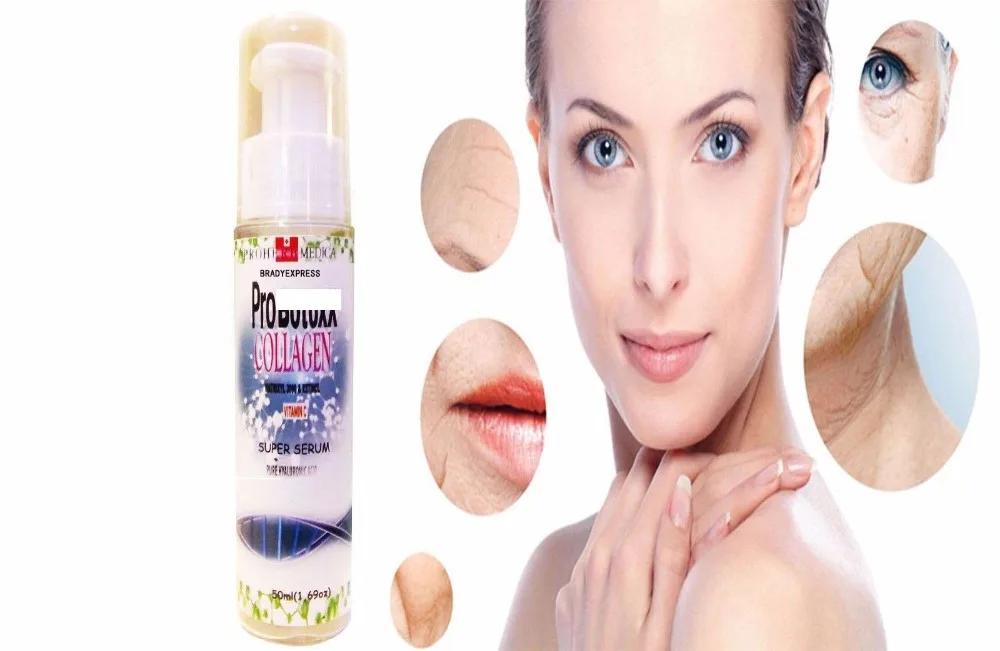 

Strong Anti Wrinkle Serum COLLAGEN HYALURONIC ACID HA Matrixyl 3000 VIT C FREE SHIP