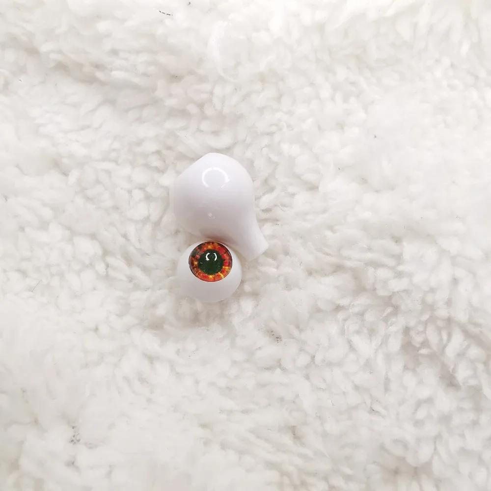 Новинка 1 пара акриловых желтых деревьев DIY BJD Eyes 12 мм 14 16 18 20 22 давление sd msd 1/3 1/4 1/6