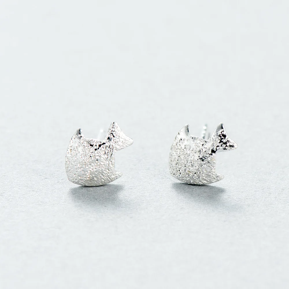 Женские гипоаллергенные серьги гвоздики из серебра 100% пробы|hypoallergenic stud earrings|fashion