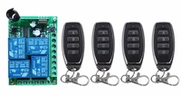 dc12v 4ch 10a rf wireless remote control relay switch security system garage doors gate electric doors shutters window lamp