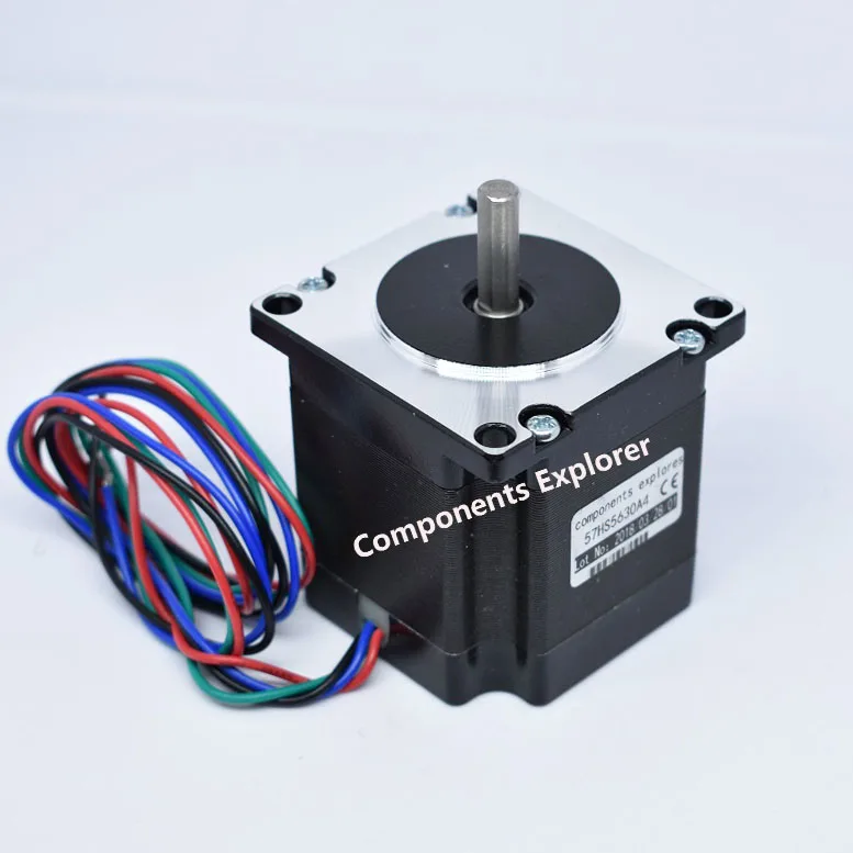 CNC шаговый двигатель 57x56 NEMA 23 3A 1.26N.m 180Oz in для ЧПУ Гравировальный фрезерный станок 3D