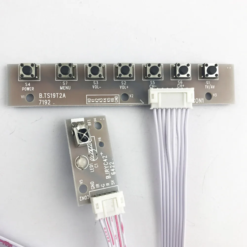 V56 ЖК ТВ контроллер драйвер платы полный комплект DIY монитор для M185XW01 V0 18 5 дюймов