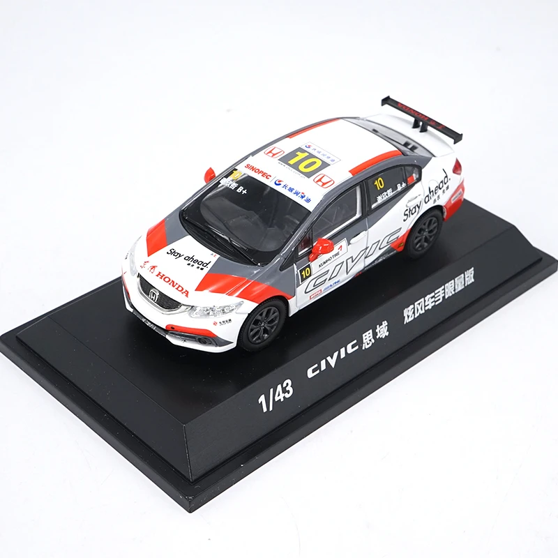 Оригинальная коробка масштаб 1:43 Honda Civic Модель гоночного автомобиля из сплава