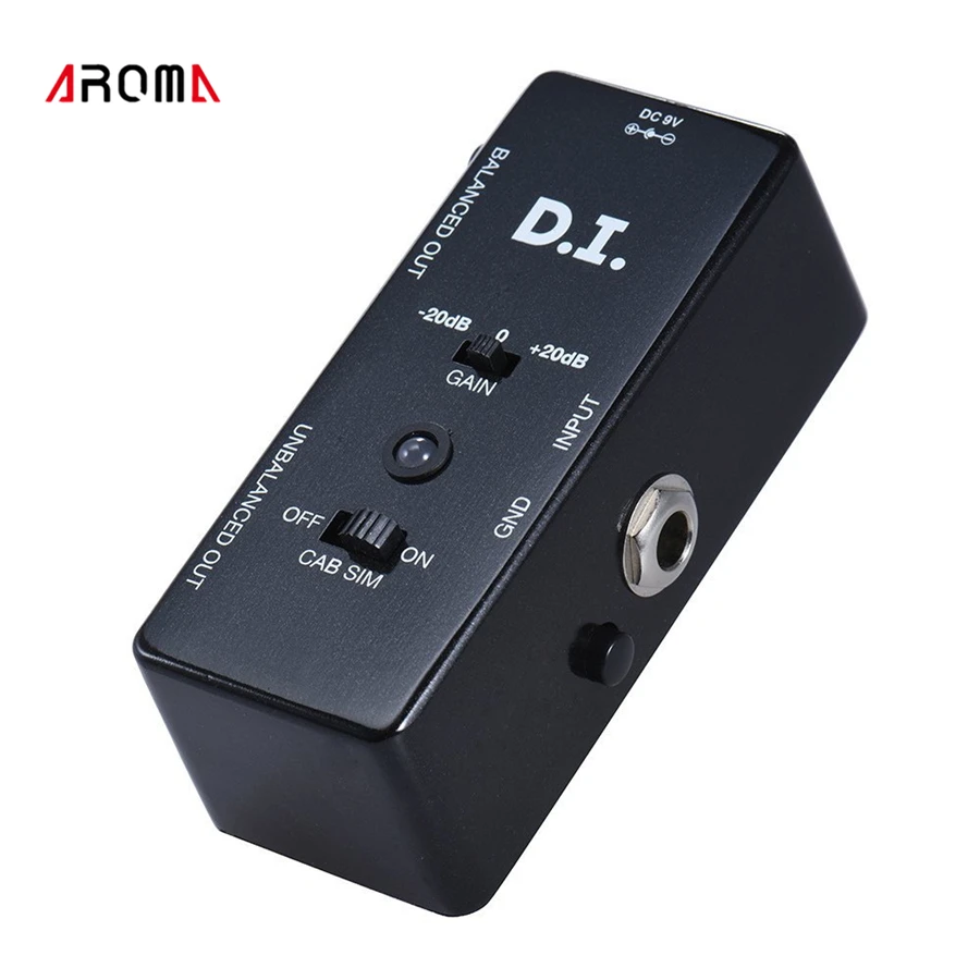Арома AMX 5 шкаф симулятор DI Box гитарный эффект педаль передает гитарный/бас сигнал