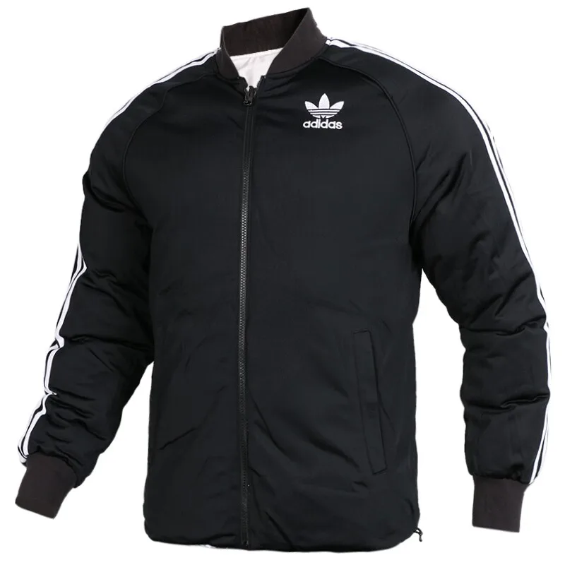 Оригинальное новое поступление мужская двусторонняя куртка пуховик Adidas Originals SST