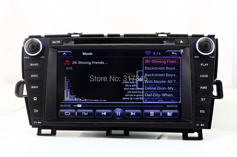 Android 5 1 автомобильный DVD плеер GPS навигация для Toyota Prius 2009 2010 2011 2012 2013 Вт/Радио ТВ BT USB