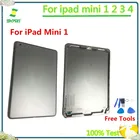 Задняя крышка для IPAD серебристо-серый цвет Wifi 3G версия задняя крышка корпуса батареи задняя крышка чехол Корпус для ipad mini 1 2 3 ipad mini 1 2 3 4