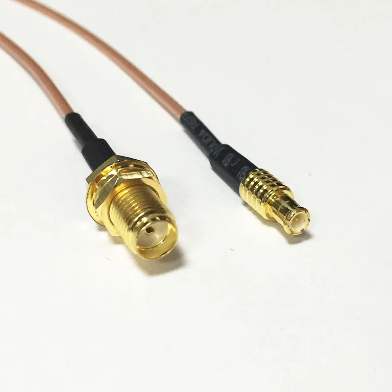 1 шт. НОВЫЙ SMA гнездо Гайка переключатель прямой штекер mcx разъем RG178 кабель 15 см 6