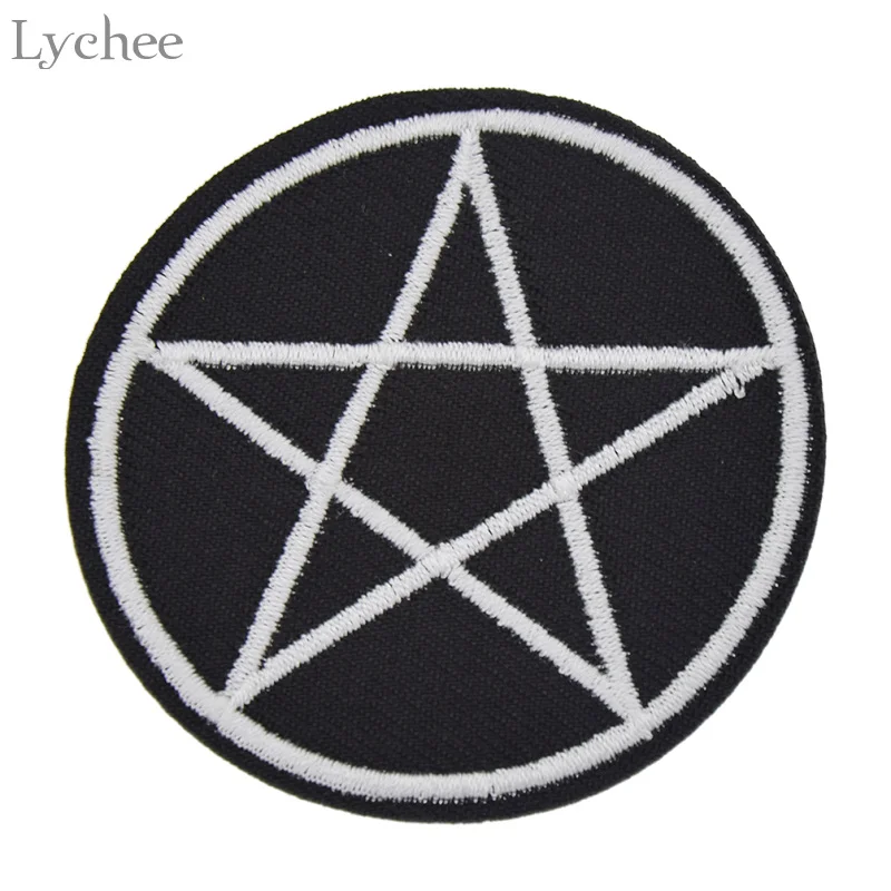 Lychee Life 5 шт. Готическая пентаграмма нашивки сделай сам аппликация для одежды