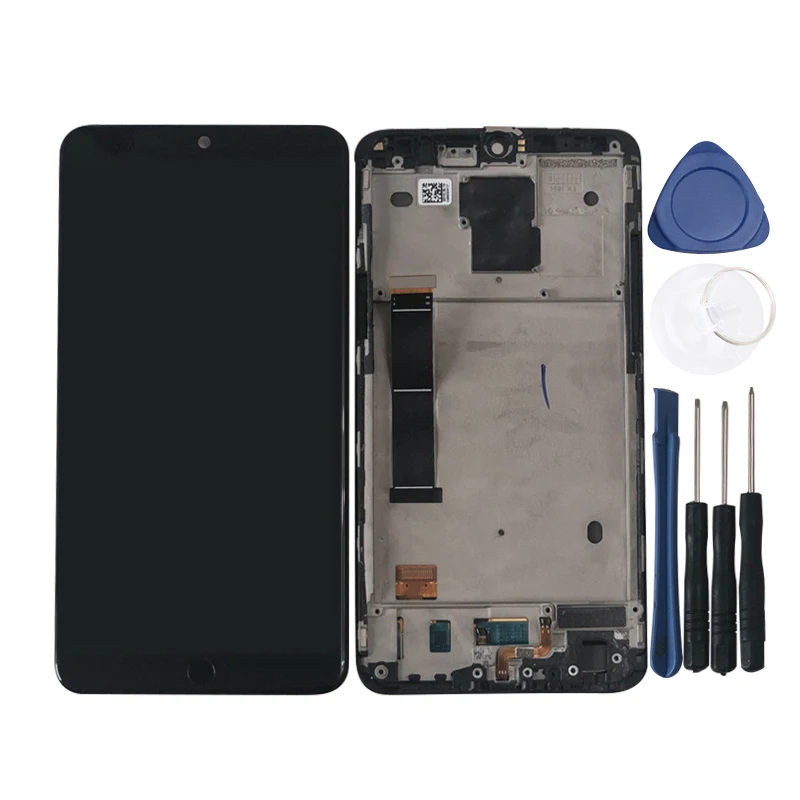 M& Sen для 5,9" Meizu 15 Plus MX 15 Plus M891H Super AMOLED ЖК-дисплей+ сенсорный дигитайзер с рамкой+ кнопка Home