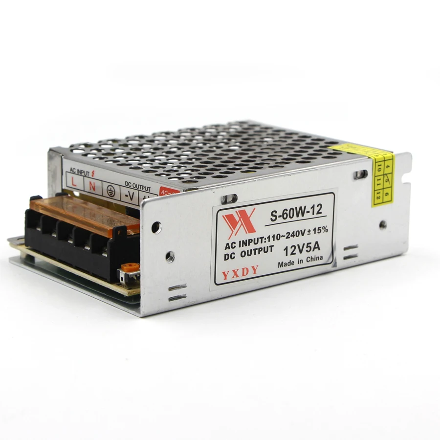 Светодиодный Питание DC 5V 12V 24V Переключая Драйвер адаптер 5A 10A 15A 20A 30A для WS2812B WS2801 SK6812 3528 5630 5050 Светодиодные ленты