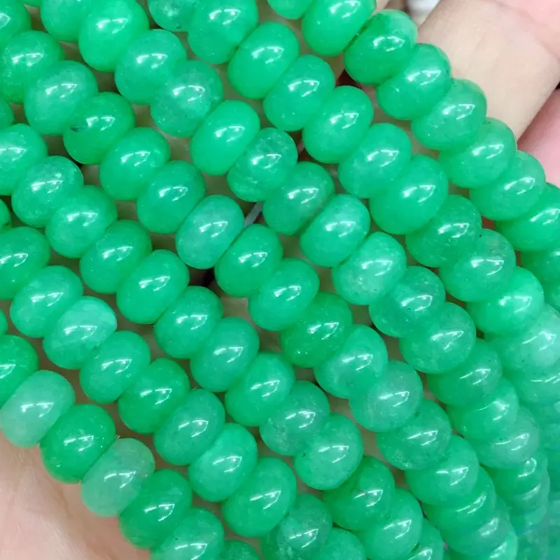 Бусины из натурального камня Abacus Roundell 4x6 мм 15 дюймов DIY для изготовления ювелирных