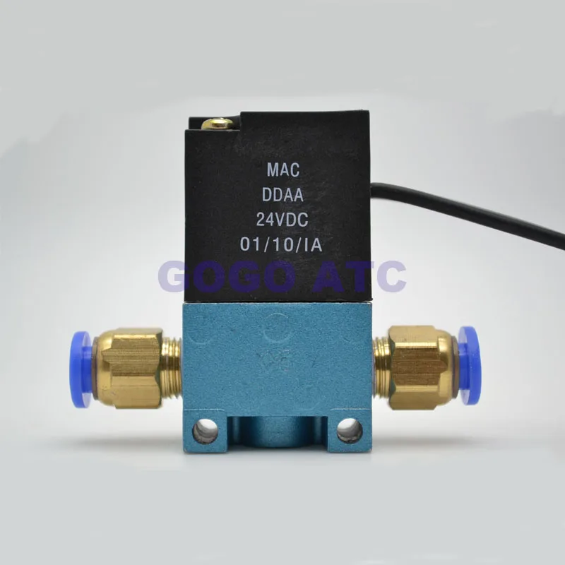 3 способа высокочастотный электромагнитный клапан 1/8 нить 12V 24V DC 35A-ACA-DDAA-1BA/DDBA/DDFA MAC маркировочная машина для нанесения материалов клапан