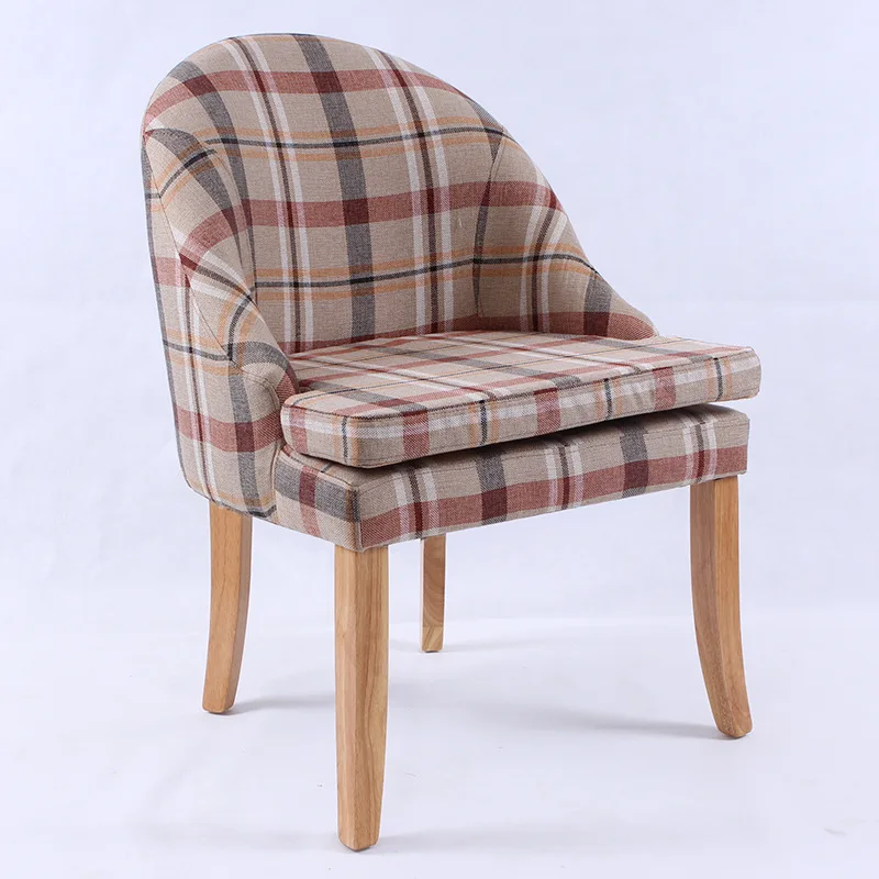 Стулья для кафе мебель стулья louis из цельной древесины и хлопчатобумажной ткани