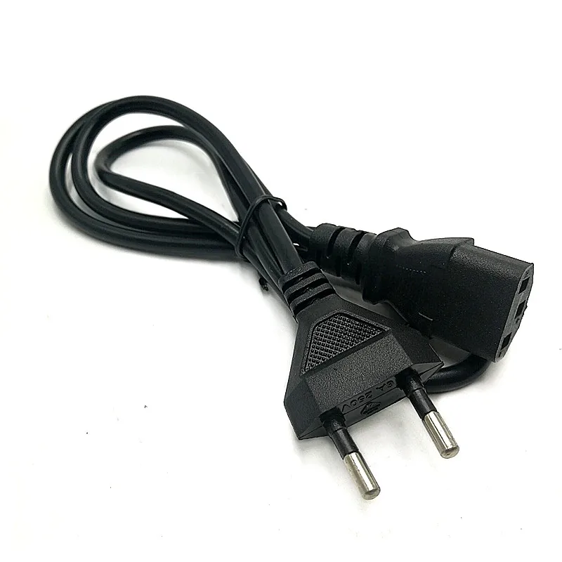 1pcs EU Plug AC Power Cord Cable 1m 100cm 3 plug contacts LED light 2835 5050 power adapter cable Charging line | Лампы и освещение