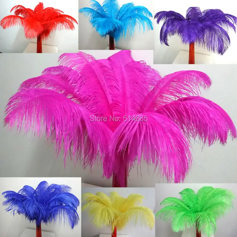 Страусиное перо 20 шт./лот 10 цветов 18 дюймов 45 50 см|ostrich feather|ostrich plumesfeather assortment |