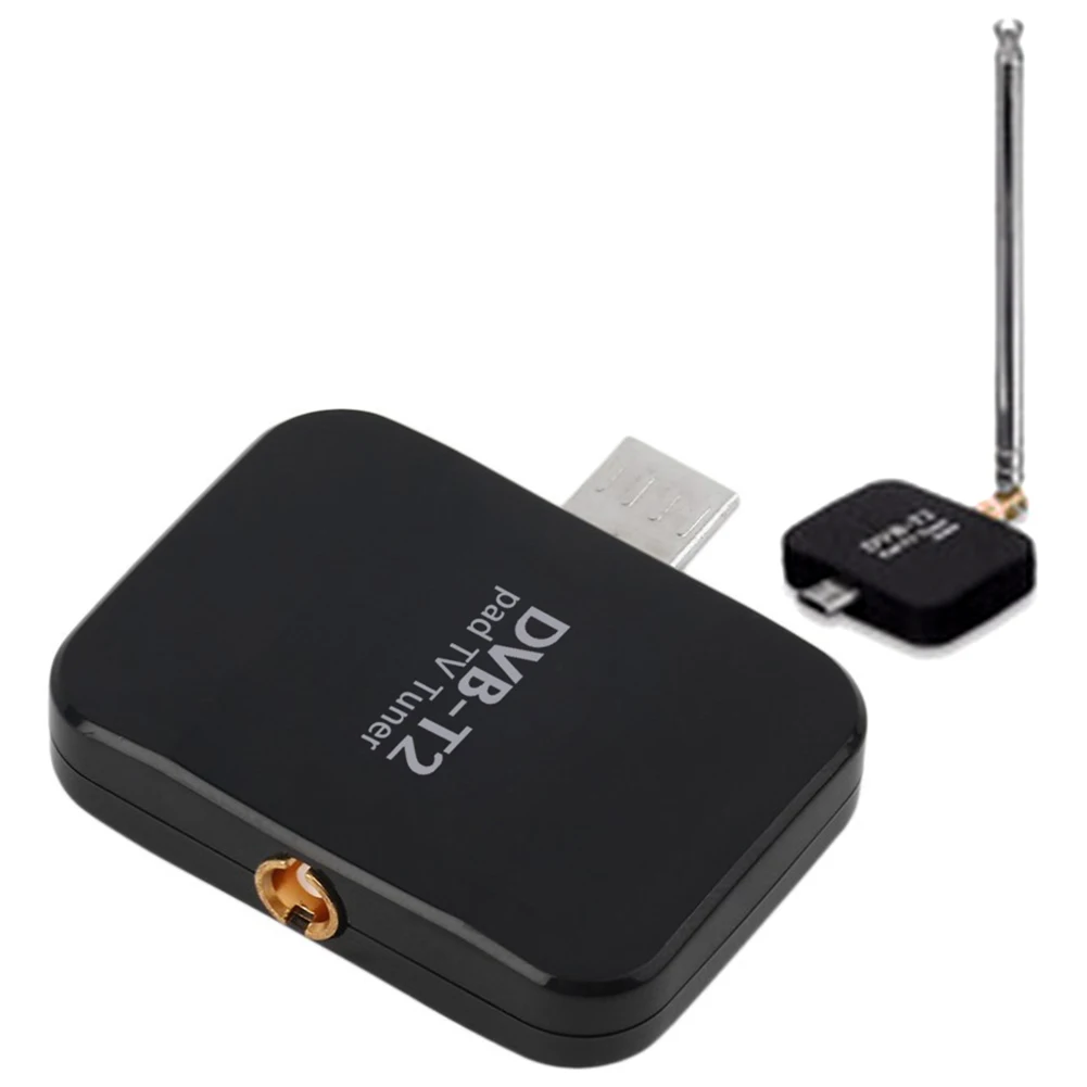 Высококачественный черный сильный сигнал DVB-T2 приемник для мобильного телефона