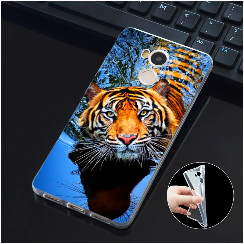 DREAMFOX M558 Тигр Мягкий ТПУ силиконовый чехол для Xiaomi Redmi Note 3 4 5 Plus 3S 4A 4X 5A Pro Global |