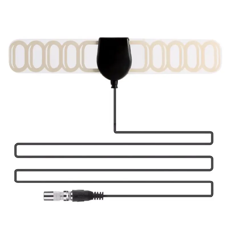 

Digital VHF-H/UHF TV Active Antenna Built-in RF AMP Car DVB-T DVB-T2 Antenna 20dB Gain Digital Television Antenna F Plug