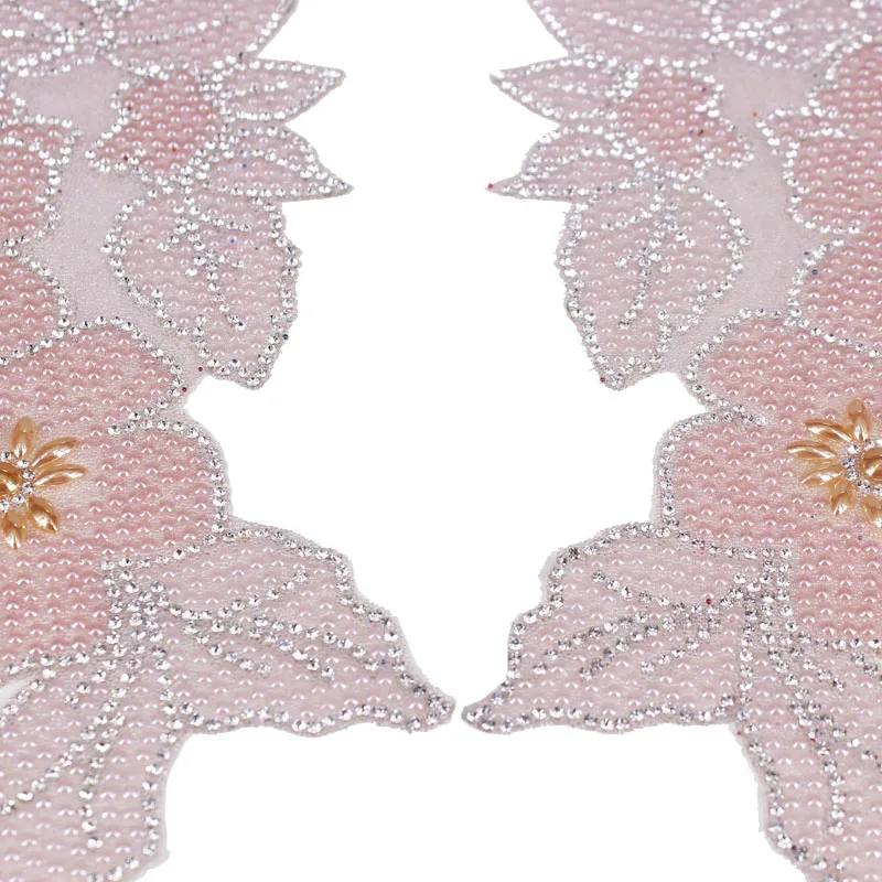 5 пар зеркальных цветов аппликация для рукоделия наклейки с утюгом на наклейках