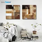 2 шт.компл. художественное полотно, картины для бара, кафе, абстрато, модульные картины