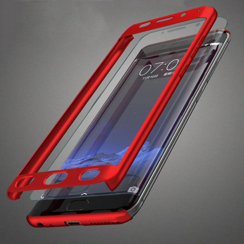 360 Degree Full Protection + Tempered Glass Bags Case For BBK Vivo Xplay 5 Hard PC Phone Coque Matter Cover for 6 |