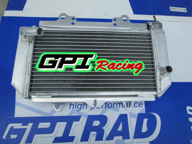 aluminum racing Radiator +yellow hose for Yamaha YFZ450 YFZ 450 2004 2003 2005 2006 high-per. |