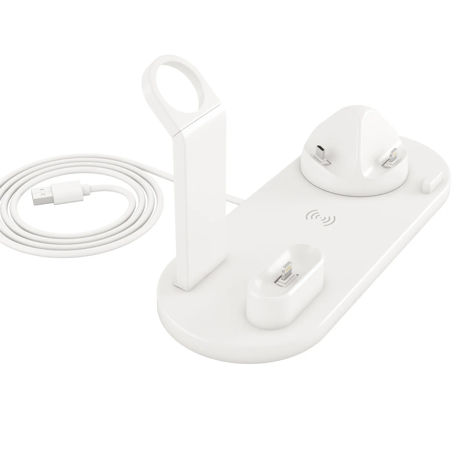 10 Вт Wirelss 3 в 1 для Apple iphone micro usb Type c зарядная док станция кронштейн Подставка