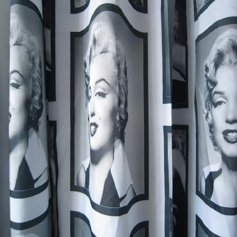 Yl03 Товары для ванной полиэстер ткани Мэрилин Монро дома душ Шторы