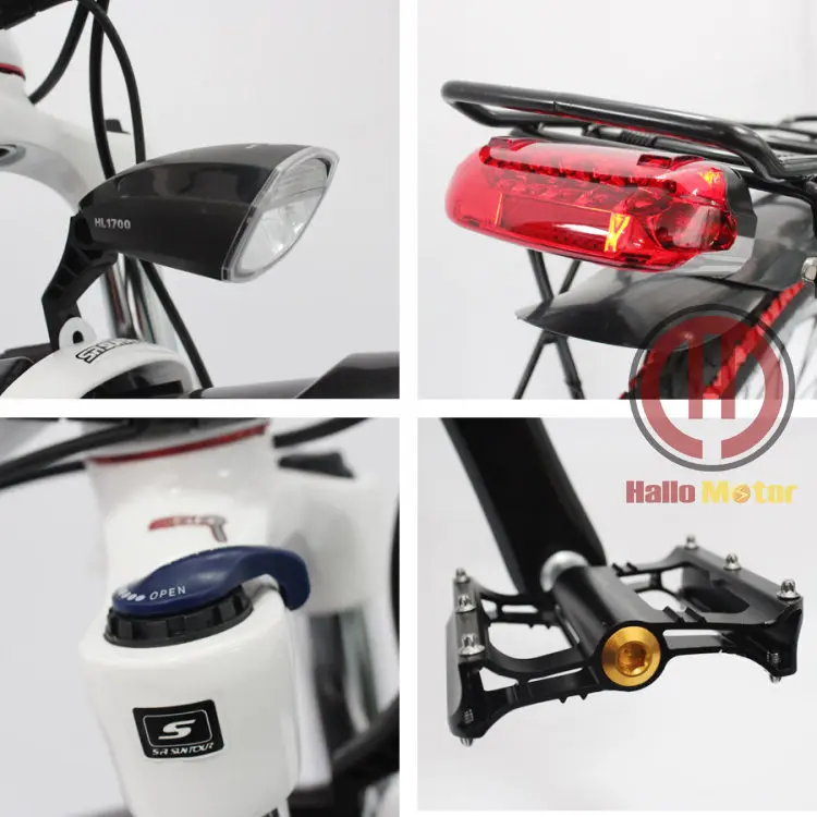 Бесплатная доставка белая рама 48 V 1500 W Super X8 Ebike с 24AH Япония PANA. Литий ионный