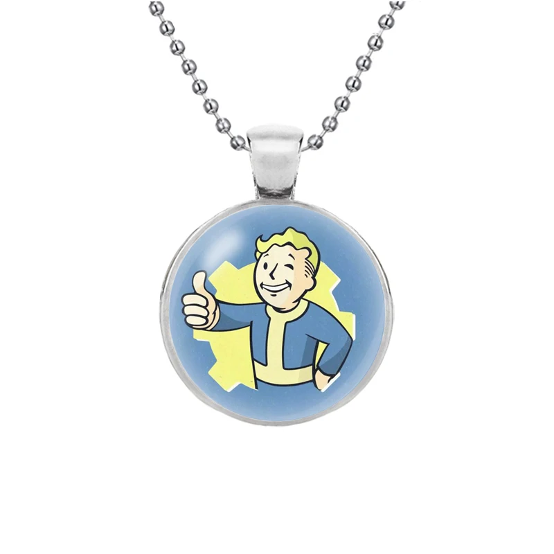 9 стилей новый Fallout 4 ожерелье брелок мультфильм волт бой фигурка модные украшения