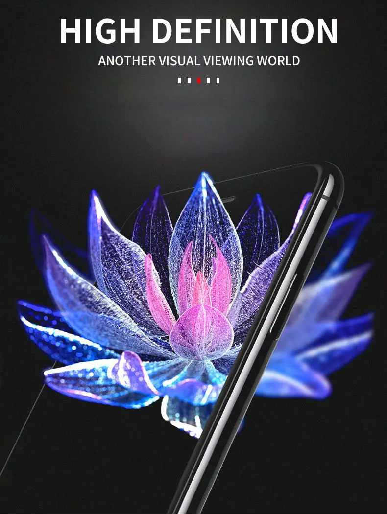 9D полное покрытие изогнутое закаленное стекло для iPhone X 7 8 6 6s Plus Защитная пленка для экрана для iPhone XS MAX Защитная стеклянная пленка