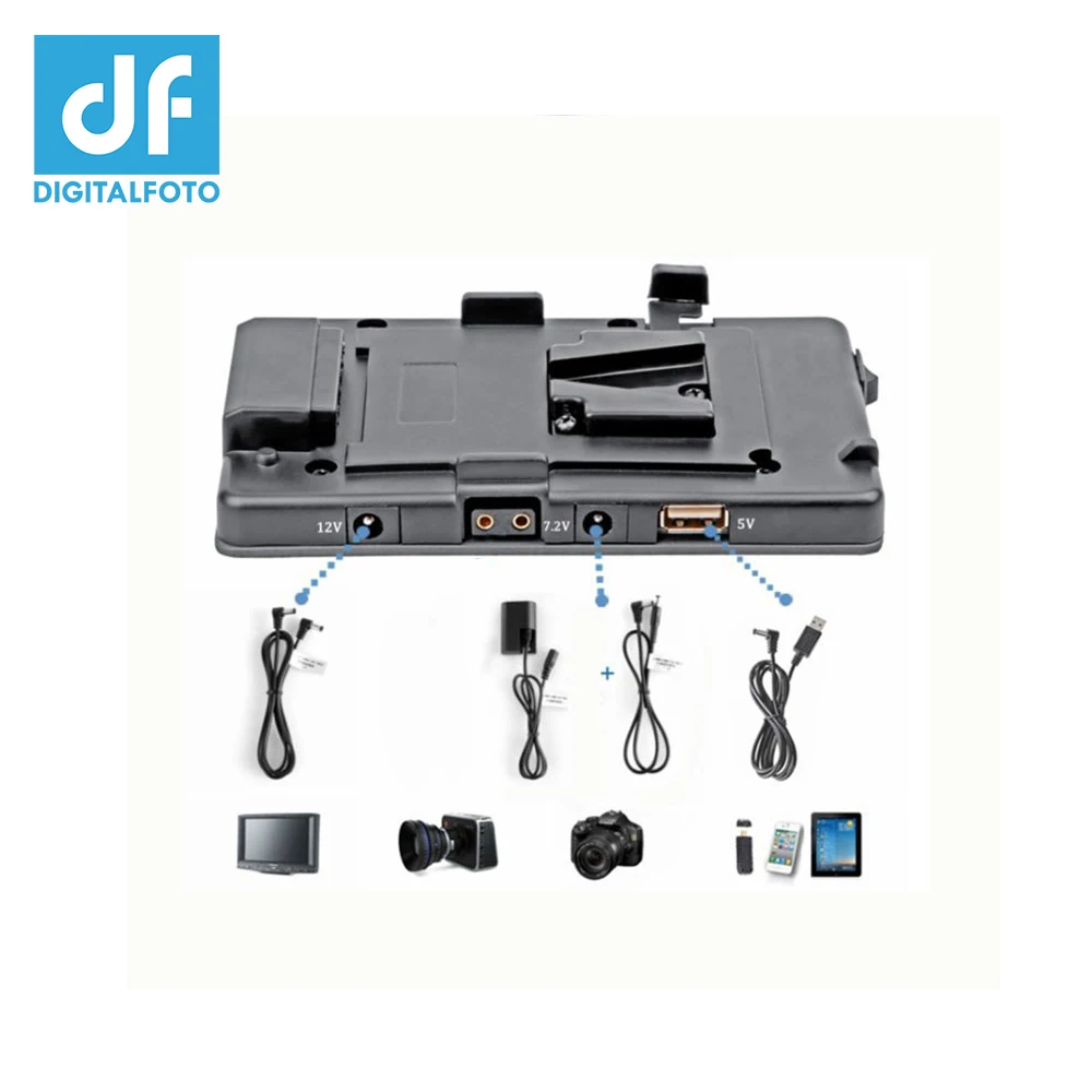 DF DIGITALFOTO BMCC 5DII V mount lock для BP camera battery adapter pinch Power System 5D mark II/7D DSLR|shipping agent|shipping steelshipping li