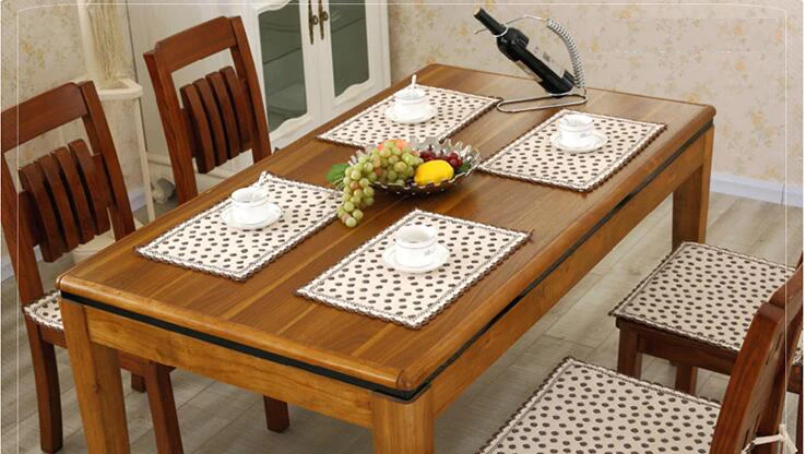 Хлопок столовых coaster обеденный Коврики на стол колодки теплоизоляция Европа