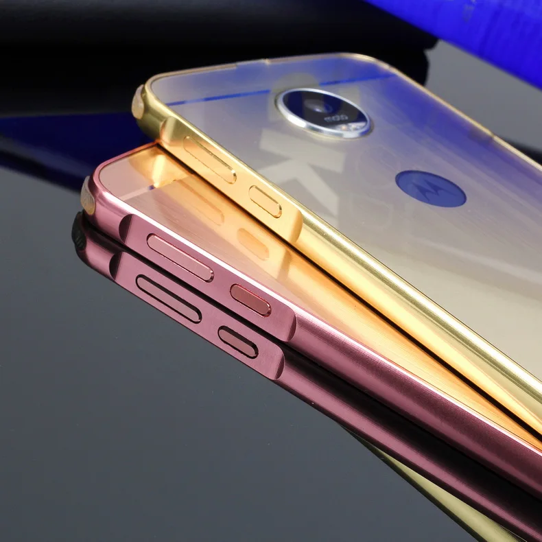 Антидетонационные защитный алюминиевый металлический каркас case для motorola moto z play