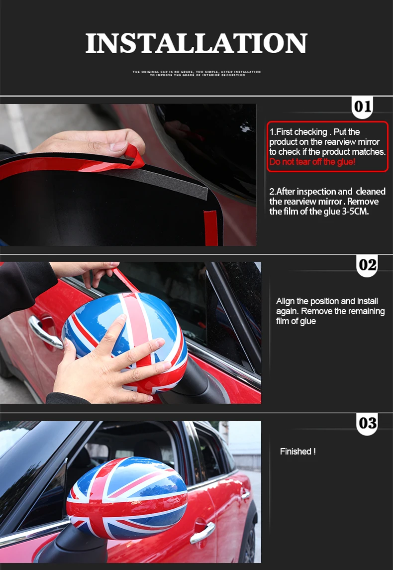 Горячая Союза Jcak Зеркало заднего вида в виде ракушки для Mini Cooper F54 F55 F56 F57 F60 Countryman