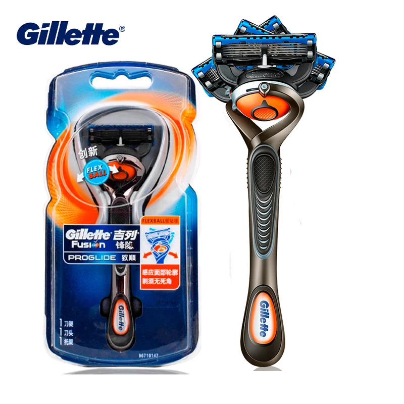 Бритва Gillette Fusion для мужчин бритва бороды с вращающимся лезвием картриджи ухода