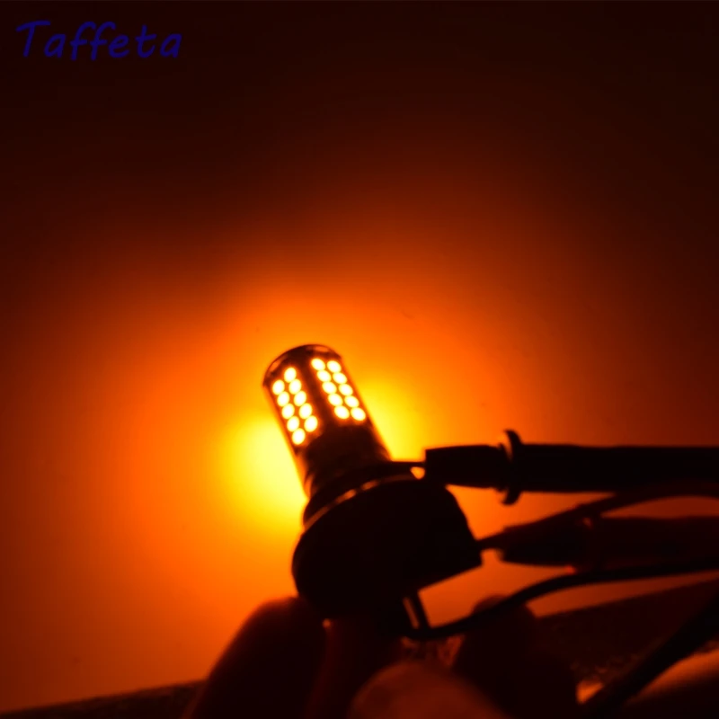2 шт. хвост светильник 1156 BA15S P21W BAU15S 3030 55SMD 45 Вт Поворотная сигнальная лампа для
