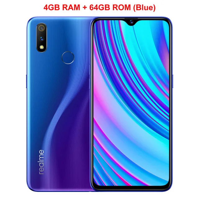4G 64G Blue Oppo Realme x lite, 4G LTE, 4 ГБ, 64 ГБ, Восьмиядерный процессор Snapdragon 710, экран 6,3 дюйма, 4045 мАч, двойная задняя камера, сотовый телефон - Цвет: 4G 64G Blue