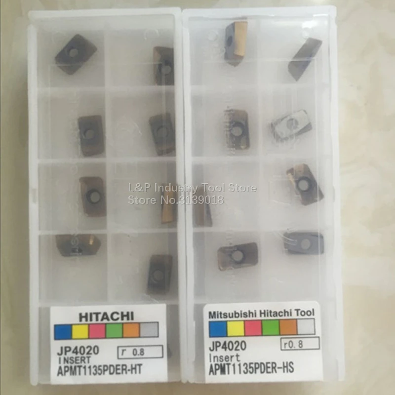 New Authentic HITACHI Carbide Inserts APMT1135PDER-HS JP4020 Turning Insert APMT 1135 PDER-HS CNC Lathe Milling Tool | Инструменты