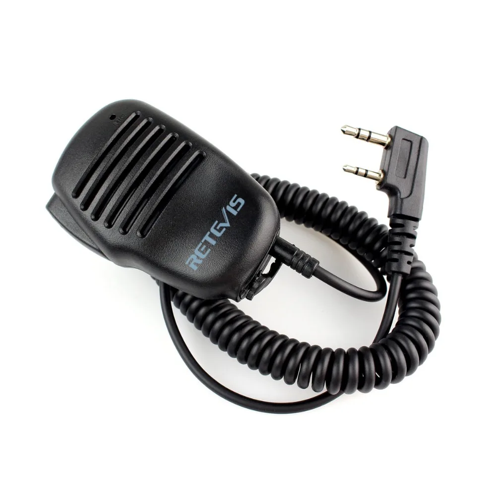 10 шт. 2 контактный PTT Динамик Микрофон для KENWOOD BAOFENG UV 5R BF 888S RETEVIS H777 RT5R RT3 RT5 RT22 RT24
